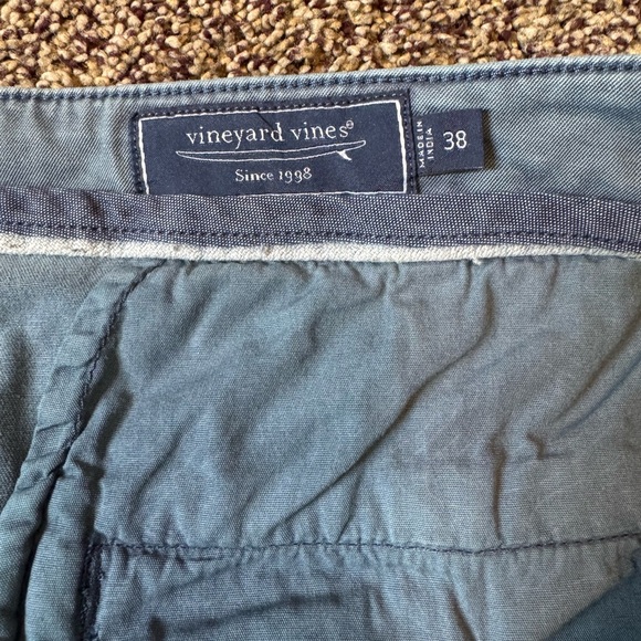 Vineyard Vines Men's Light Slate Blue Shorts 7 inch inseam size 38 - Picture 10 of 14